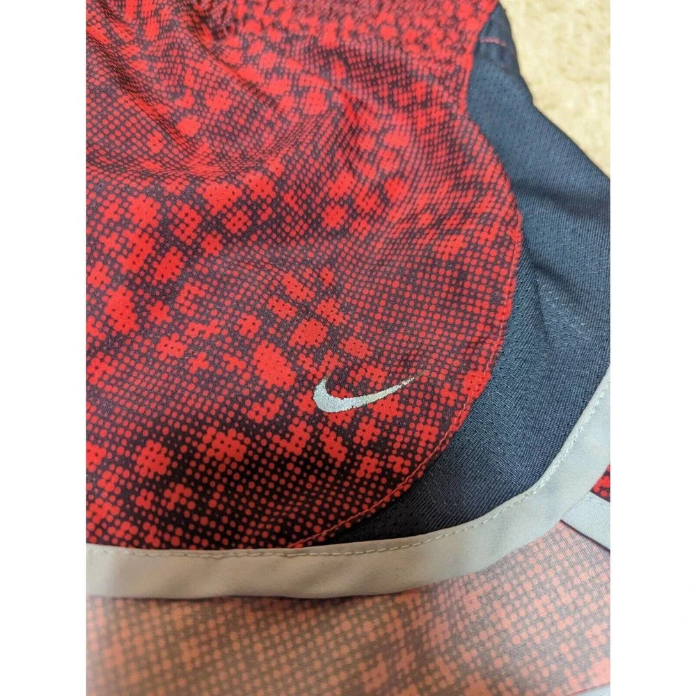 Nike Womens 3" Dash Dri-Fit Running Shorts Red Navy 576910 676 Size M Medium - Picture 7 of 9